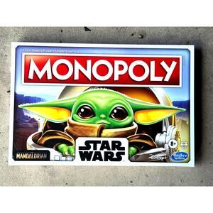 Monopoly Star Wars The Mandalorian Edition Board Game Disney+ Grogu Baby Yoda